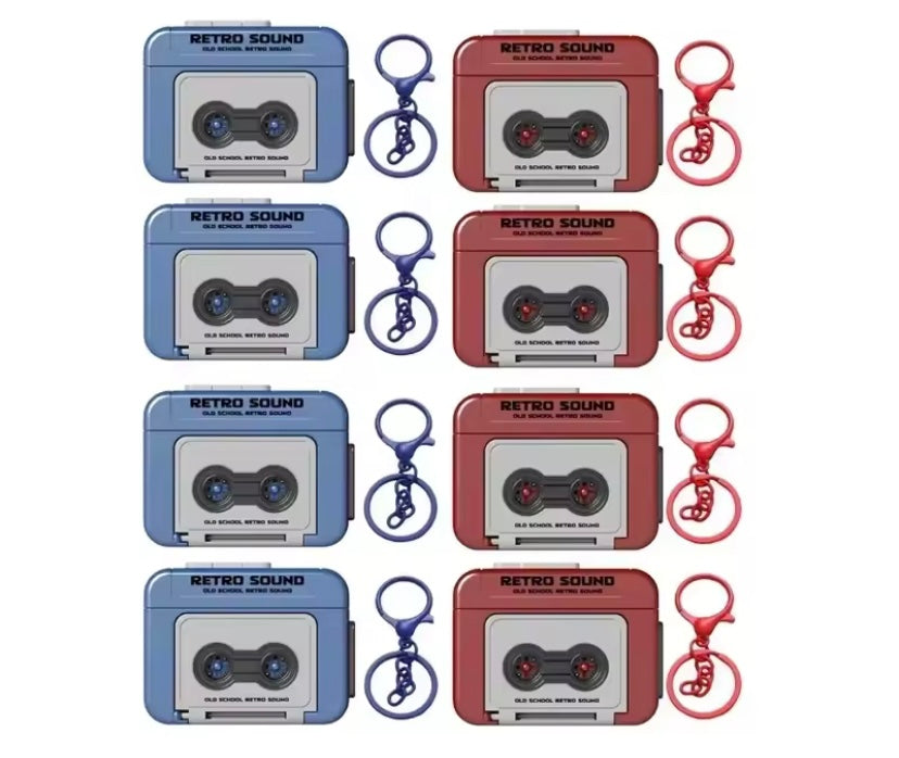 llavero de casette vintage ideal para grabar y producir tus temas preferidos