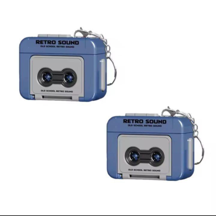 llavero de casette vintage ideal para grabar y producir tus temas preferidos