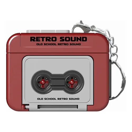 llavero de casette vintage ideal para grabar y producir tus temas preferidos